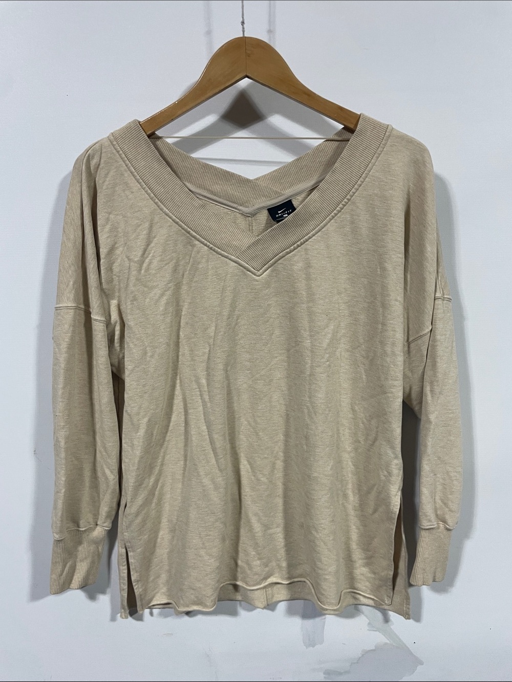 Nike Dri-FIT Women's Cream Sweatshirt Hoodie